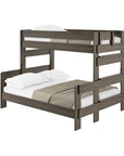 Rustic Twin XL over Queen Bunk Bed