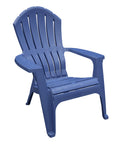 Adams Mfg Corp Stackable Plastic Stationary Adirondack Chair s with Slat Seat