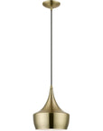 10 inch Antique Brass Pendant Ceiling Light - From Where -