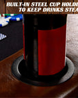 10 Player Brown Poker Table - From Where -