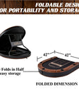 10 Player Brown Poker Table - From Where -