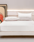 100% Mulberry Silk Fitted Sheets (Set of 3) - From Where Finds -