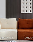 109‘’ Luxurious Curved Sectional Sofa - From Where -
