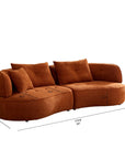 109‘’ Luxurious Curved Sectional Sofa - From Where -