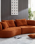 109‘’ Luxurious Curved Sectional Sofa - From Where -