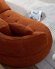 109‘’ Luxurious Curved Sectional Sofa - From Where -