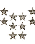 10pcs Rattan Star Decorations Ornaments - From Where -