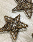 10pcs Rattan Star Decorations Ornaments - From Where -