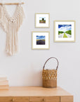 10x10 Natural Wood Picture Frame Set of 9 - From Where -