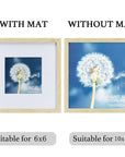 10x10 Natural Wood Picture Frame Set of 9 - From Where -