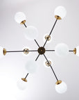 12 - Light Black Industrial Chandelier - From Where -