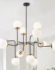 12 - Light Black Industrial Chandelier - From Where -
