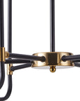 12 - Light Black Industrial Chandelier - From Where -