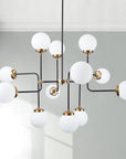 12 - Light Black Industrial Chandelier - From Where -