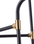12 - Light Black Industrial Chandelier - From Where -