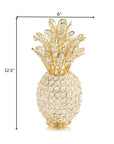 12.5" Glam Bling Crystal Gold Pineapple - From Where -