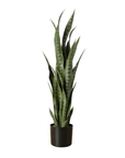 13" Artificial Snake Sansevieria Potted Plant - From Where -
