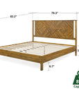 Ethan Solid Wood King Bed Frame