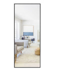 POSHIONS 71"x28" Full Length Mirrors Rectangle Floor Mirrors for Dressing, Modern, Black