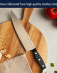 14 - pc Self - Sharpening Knife Block Set - From Where -