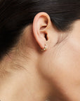 14K Gold Bold Hoops - From Where Finds -