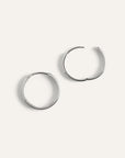 14K Gold Bold Hoops - From Where Finds -