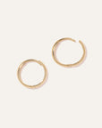 14K Gold Bold Hoops - From Where Finds -