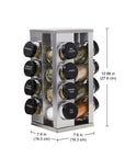 16 Jar Revolving Countertop Spice Rack - From Where -