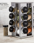 16 Jar Revolving Countertop Spice Rack - From Where -