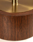 16.25" Woodgrain Touch Table Lamp - From Where -