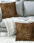 18" Leopard Pillow Covers (Set of 2) - From Where -