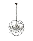 18 - Light Candle Globe Chandelier - From Where -