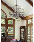 18 - Light Candle Globe Chandelier - From Where -