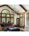 18 - Light Candle Globe Chandelier - From Where -