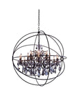 18 - Light Candle Globe Chandelier - From Where -