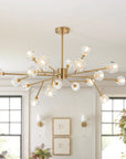18 - Light Sputnik Chandelier with LED Bulbs - From Where -