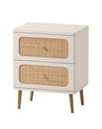 2 - Drawer Woven Nightstand - From Where -