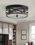 2 - Light Metal Frame Ceiling Light - From Where -