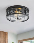 2 - Light Metal Frame Ceiling Light - From Where -