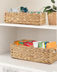 2 Pack Water Hyacinth Toilet Paper Basket - From Where -