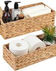 2 Pack Water Hyacinth Toilet Paper Basket - From Where -