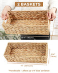 2 Pack Water Hyacinth Toilet Paper Basket - From Where -