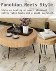2 - Piece Farmhouse Coffee Table Set - From Where -