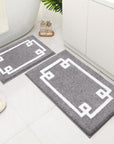 2 - Piece Microfiber Bathroom Rugs - From Where -