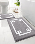 2 - Piece Microfiber Bathroom Rugs - From Where -