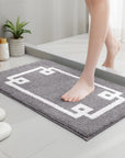 2 - Piece Microfiber Bathroom Rugs - From Where -