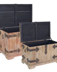 2 Piece Wood Accent Trunk - From Where -