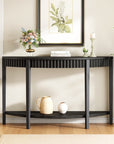 2 - Tier Half Moon Console Table - From Where -