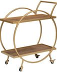 2 - Tier Mobile Mini Bar Cart - From Where -