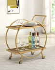 2 - Tier Mobile Mini Bar Cart - From Where -
